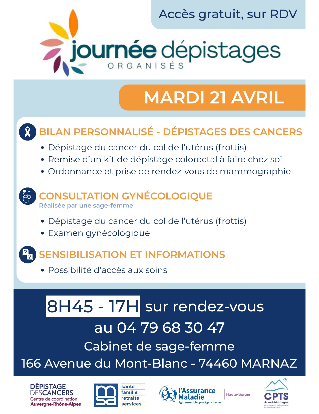 Journée dépistages organisés
