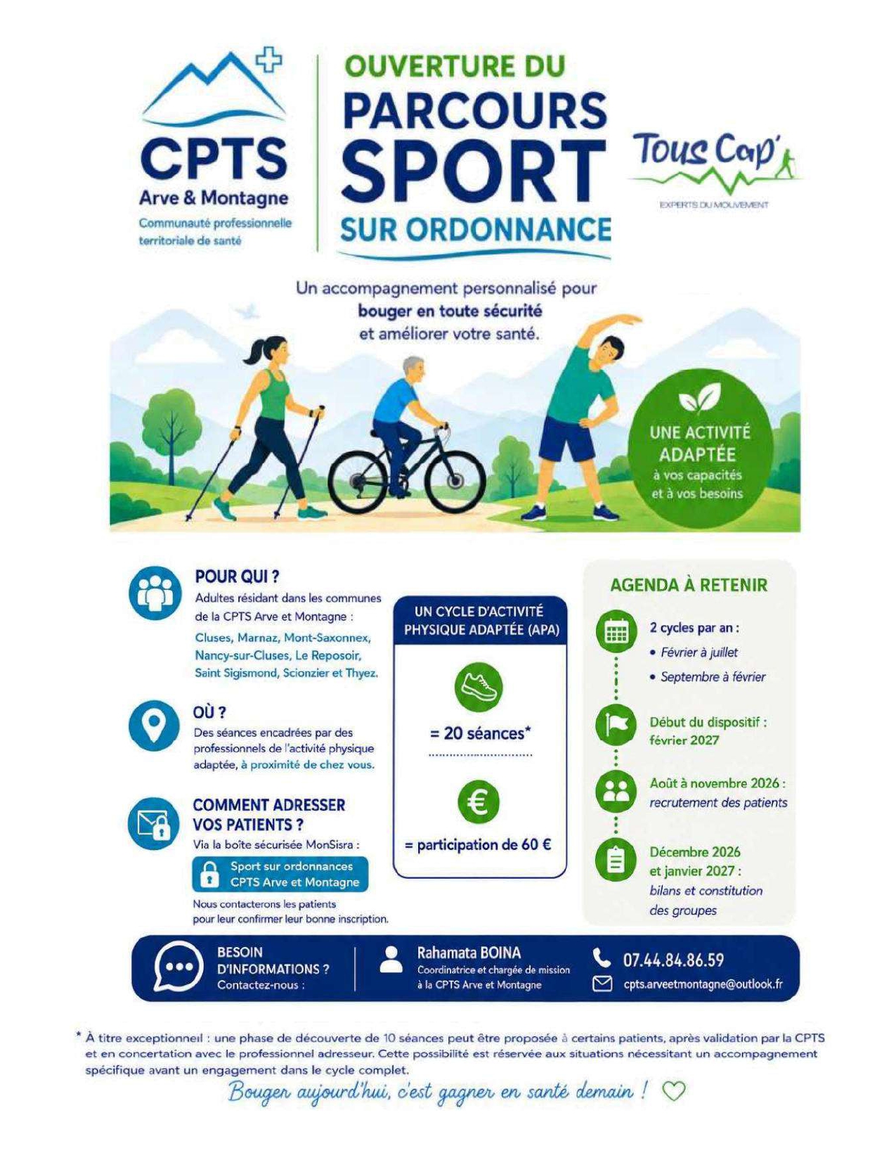 Parcours Sport sur ordonnance